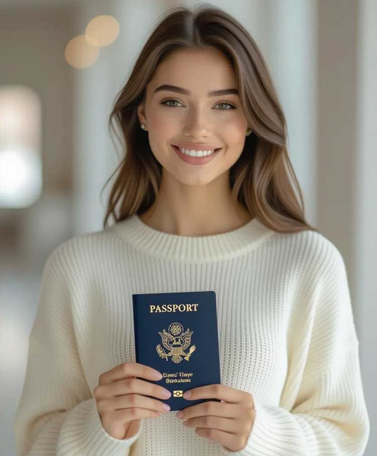 پاسپورت دختر مجرد پاسپورت